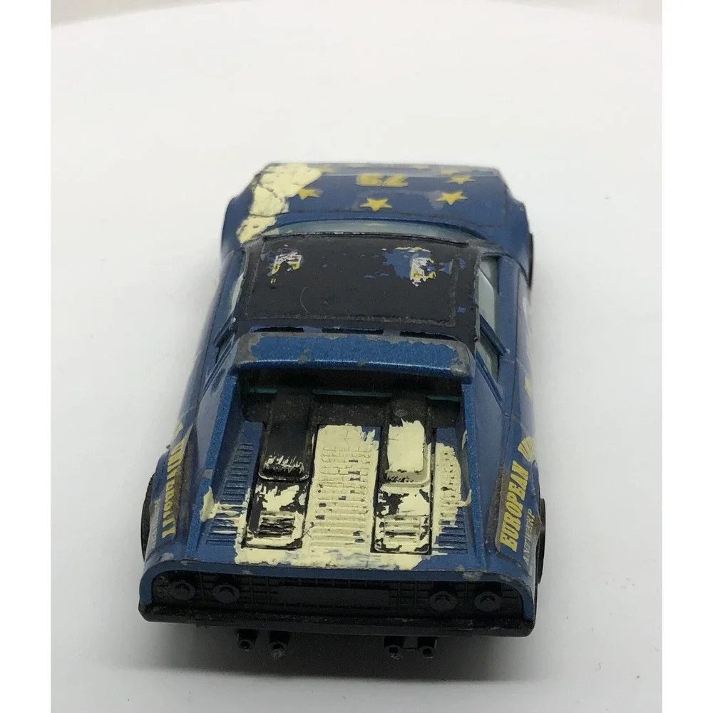 Bburago Ferrari 512 BB University Boxer 1:43 Made‎ In Italy 1983 Blue Sponsor